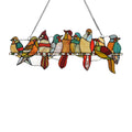 Gracewood Hollow Deffalah 145 Piece Stained Glass Birds Window Suncatcher