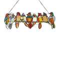Gracewood Hollow Deffalah 146 Piece Stained Glass Birds Window Suncatcher