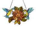 Gracewood Hollow Bolamba Stained Glass Birds Flowers Window Suncatcher