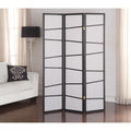 Black 3 Panel Screen Room Divider
