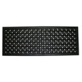 Black 30 Inch X 18 Inch Braided Rubber Mat