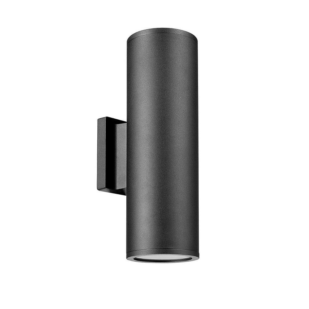 Black Aluminum Down Outdoor Wall Sconce