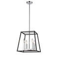 Black And Chrome Metal Pendant Lighting