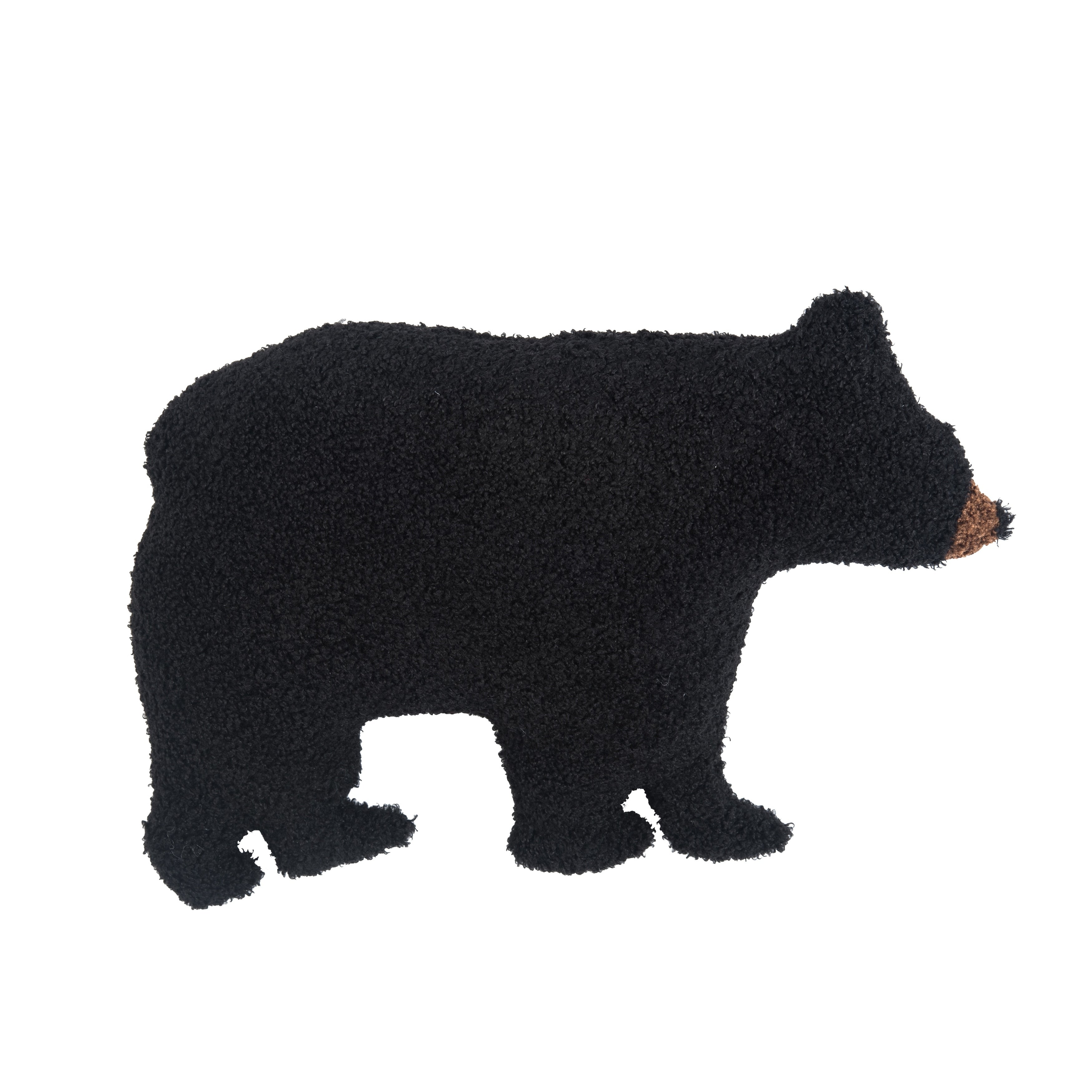 Black Bear Shaped Pillow
