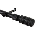 Instyledesign Black Cork Adjustable Curtain Rod And Finial Set