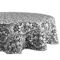 Black Damask Tablecloth