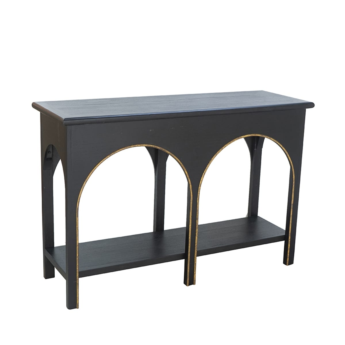 Black Gold Console Table Decorative Table With Shelf Side Table Sofa Table Coffee Table For Living Room
