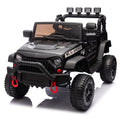 Black Kids Ride On Car Electric Car Off Road Toy Car Engineering Car
