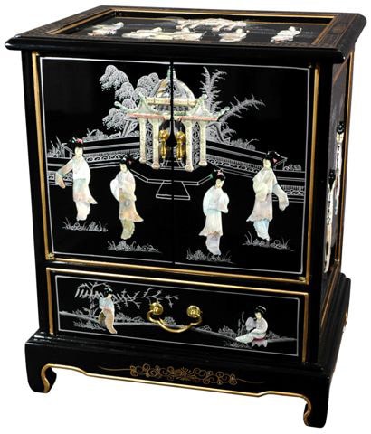 Handmade Black Lacquer End Table China