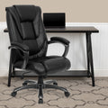 Black Leather Executive High Back Office Chair