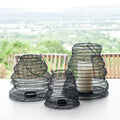East At Main Nova Black Hanging Lantern Medium