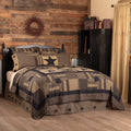 Vhc Raven Black Primitive Bedding Check Star Quilt