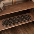 Farmhouse Oval Jute Stair Tread 8.5 X 27
