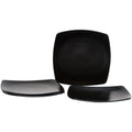 Black Rice Square Dinner Plate 10 Set Of 4