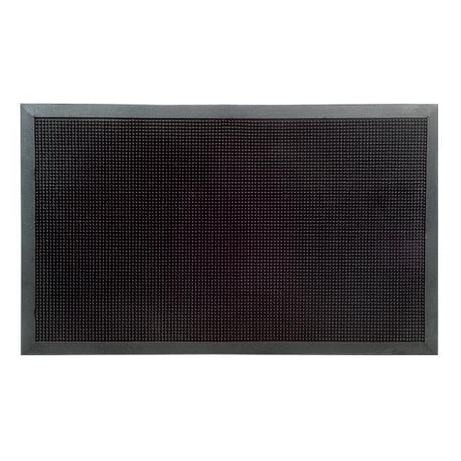 Black Rubber Stud Mat 47 X 18
