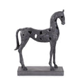 Black Stallion In Polyresin 6.1 4H X 8.5W X 4.5 8D