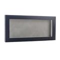 Black Wood Grain Shadow Box Frame With Acrylic Front Light Brown Suede Backing 30 Sizes