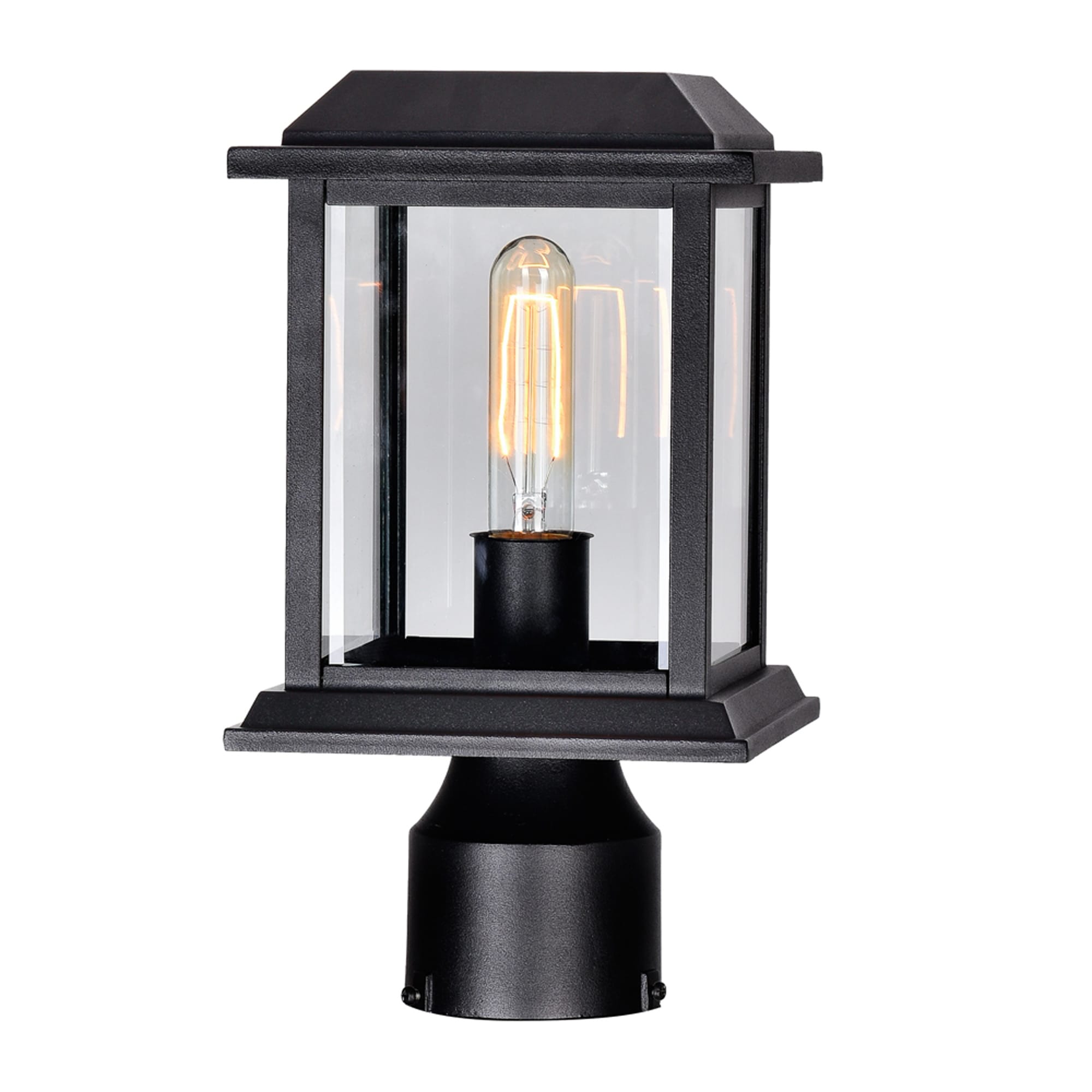 Blackbridge 1 Light Outdoor Lantern Head With Black Finish 6 Inch
