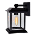 Blackbridge 8 In. 1 Light Outdoor Wall Light With Black Finish 8 Inch