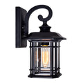 Blackburn 8 In. 1 Light Outdoor Wall Light With Black Finish 8 Inch