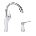 Blanco Kf 442036 Artona Pull Down Kitchen Faucet With Soap Dispenser 2 X 8.63 X 15.75