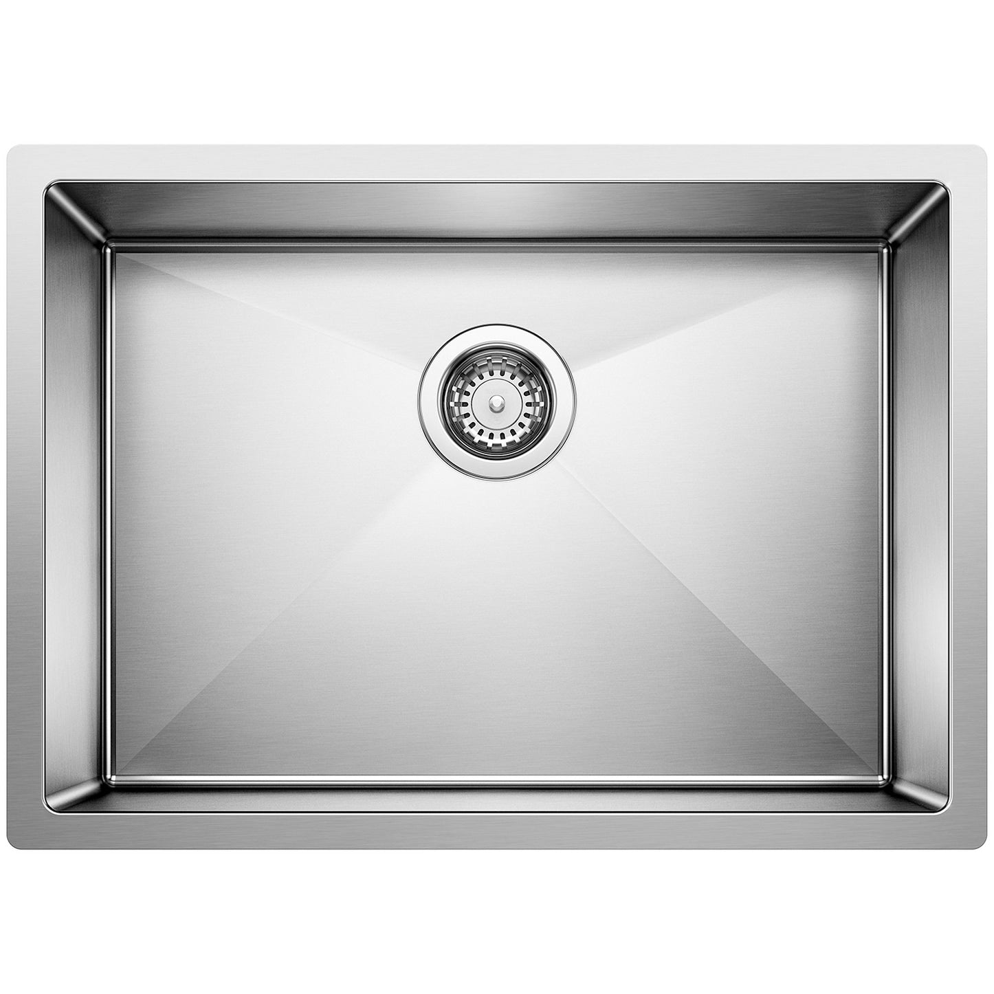 Blanco 515822 Precision Single Basin Stainless Steel Kitchen Sink 25 X 18 Satin