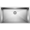 Blanco 515823 Precision Single Basin Stainless Steel Kitchen Sink 32In X 18In Satin