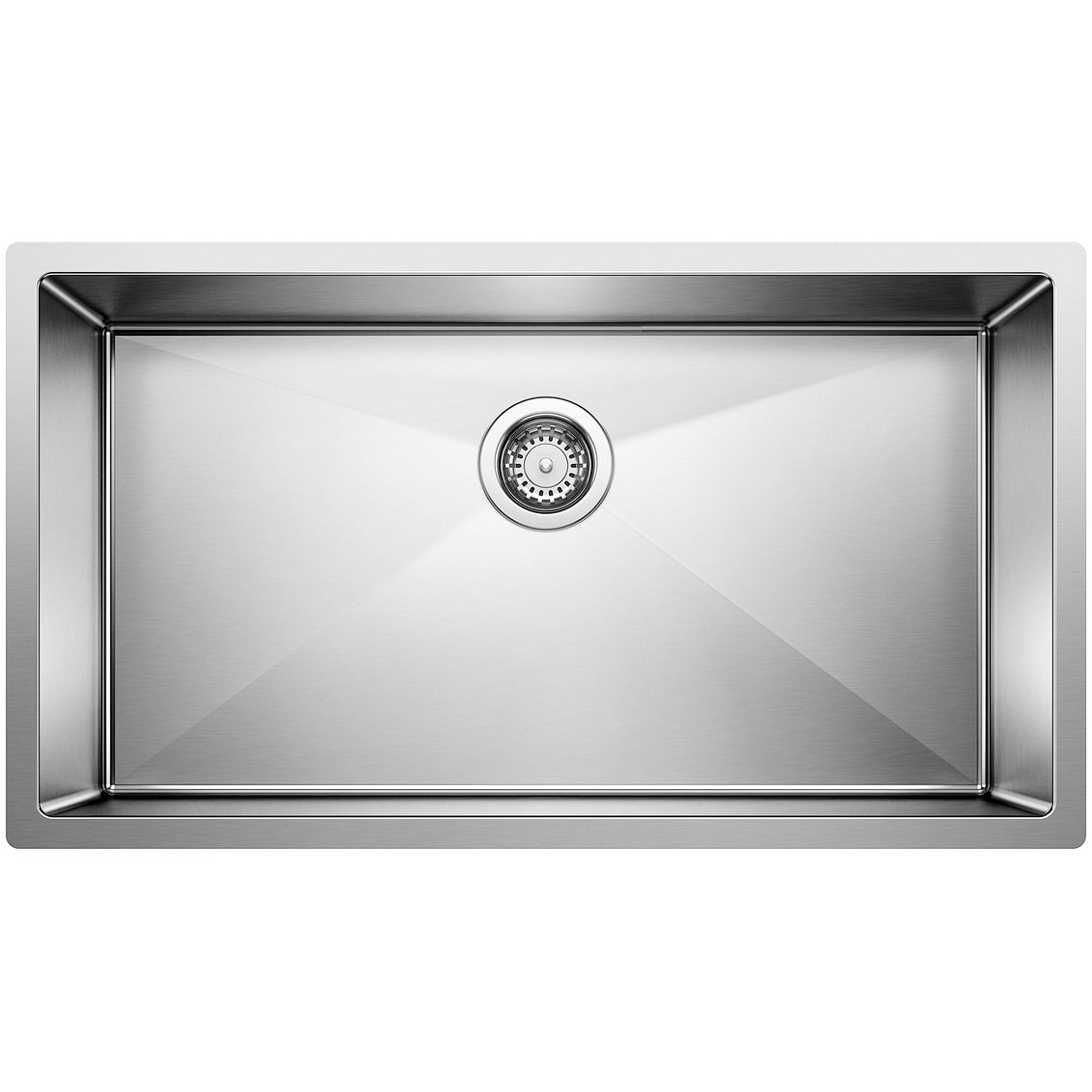 Blanco 515823 Precision Single Basin Stainless Steel Kitchen Sink 32In X 18In Satin