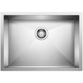 Blanco 515819 Precision Single Basin Undermount Stainless Steel Kitchen Sink With Zero Radius Corners 25 X 18