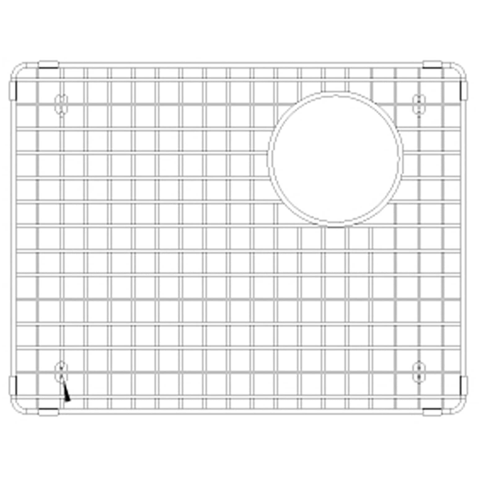 Blanco 231640 15 3 8In Stainless Steel Basin Rack Stainless Steel