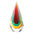 Blazing Multi Color Glass Sculpture
