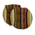 Blazing Needles 16X16 Inch Round Patterned Outdoor Chair Cushions Set Of 2 16