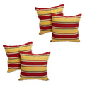 Blazing Needles 17 Inch Indoor Outdoor Throw Pillow Set Of 4