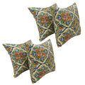 17 Inch Square Polyester Outdoor Throw Pillows Set Of 4