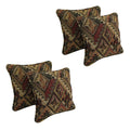 Blazing Needles 17 Inch Tapestry Throw Pillows Set Of 4