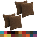 Blazing Needles 17 Inch Micrsuede Throw Pillows Set Of 4