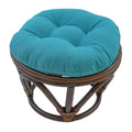 Blazing Needles 18 Inch Solid Footstool Cushion Frame Not Included