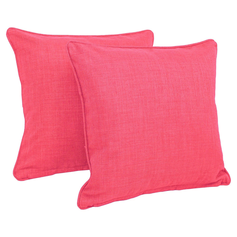 Blazing Needles 17 Inch All Weather Throw Pillow Set Of 2