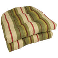 Blazing Needles 19 Inch All Weather U Shape Chair Cushion Set Of 2