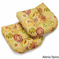 Blazing Needles 19 Inch All Weather Indoor Outdoor Chair Cushion Set Of 2 19 X 19