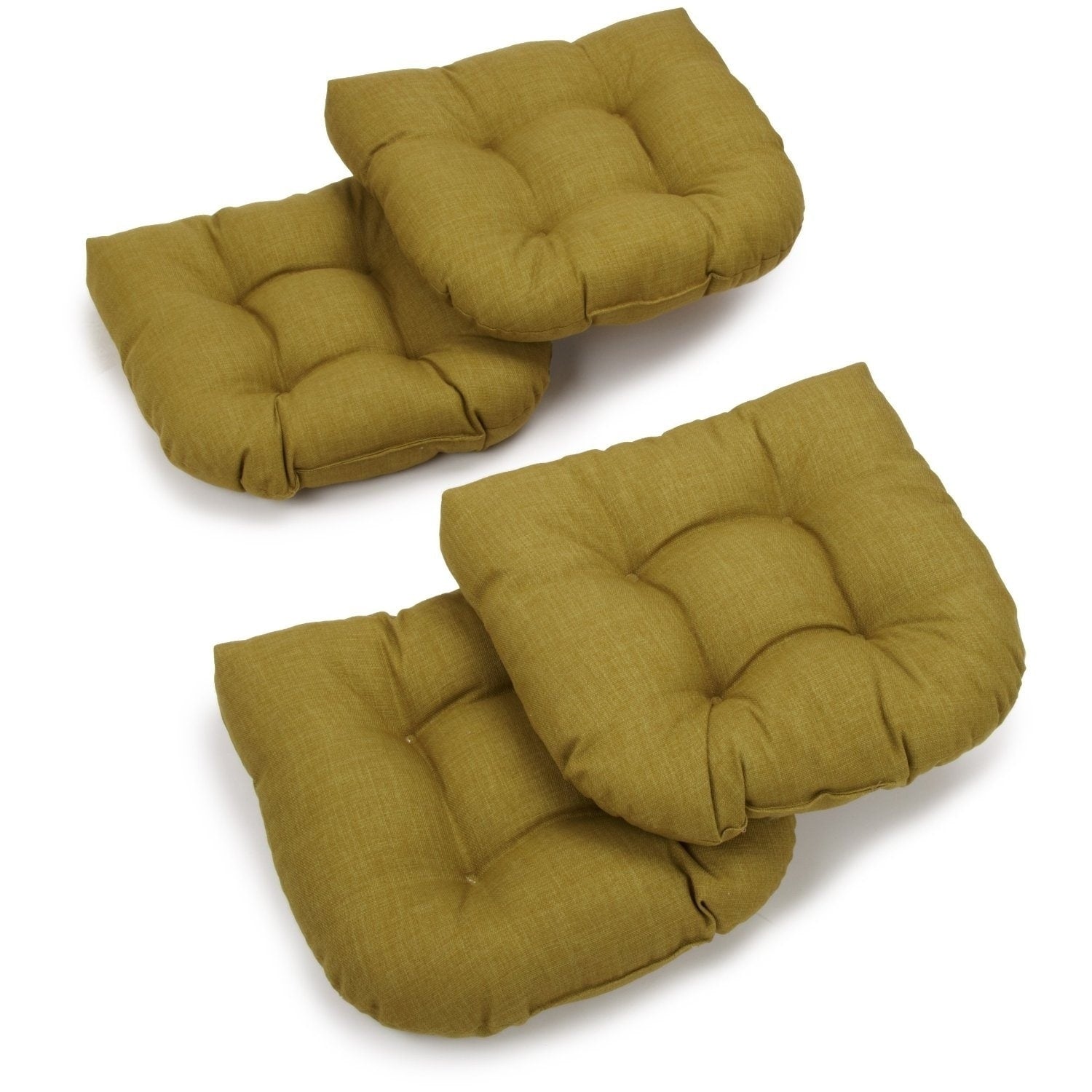Blazing Needles Indoor Outdoor Chair Cushion Set Of 4 19 X 19