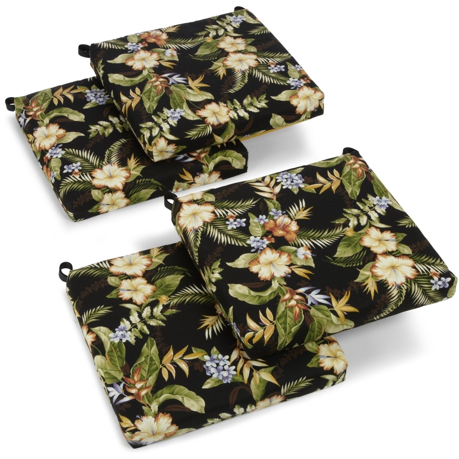 Blazing Needles 20 Inch Indoor Outdoor Cushions Set Of 4 19 X 19