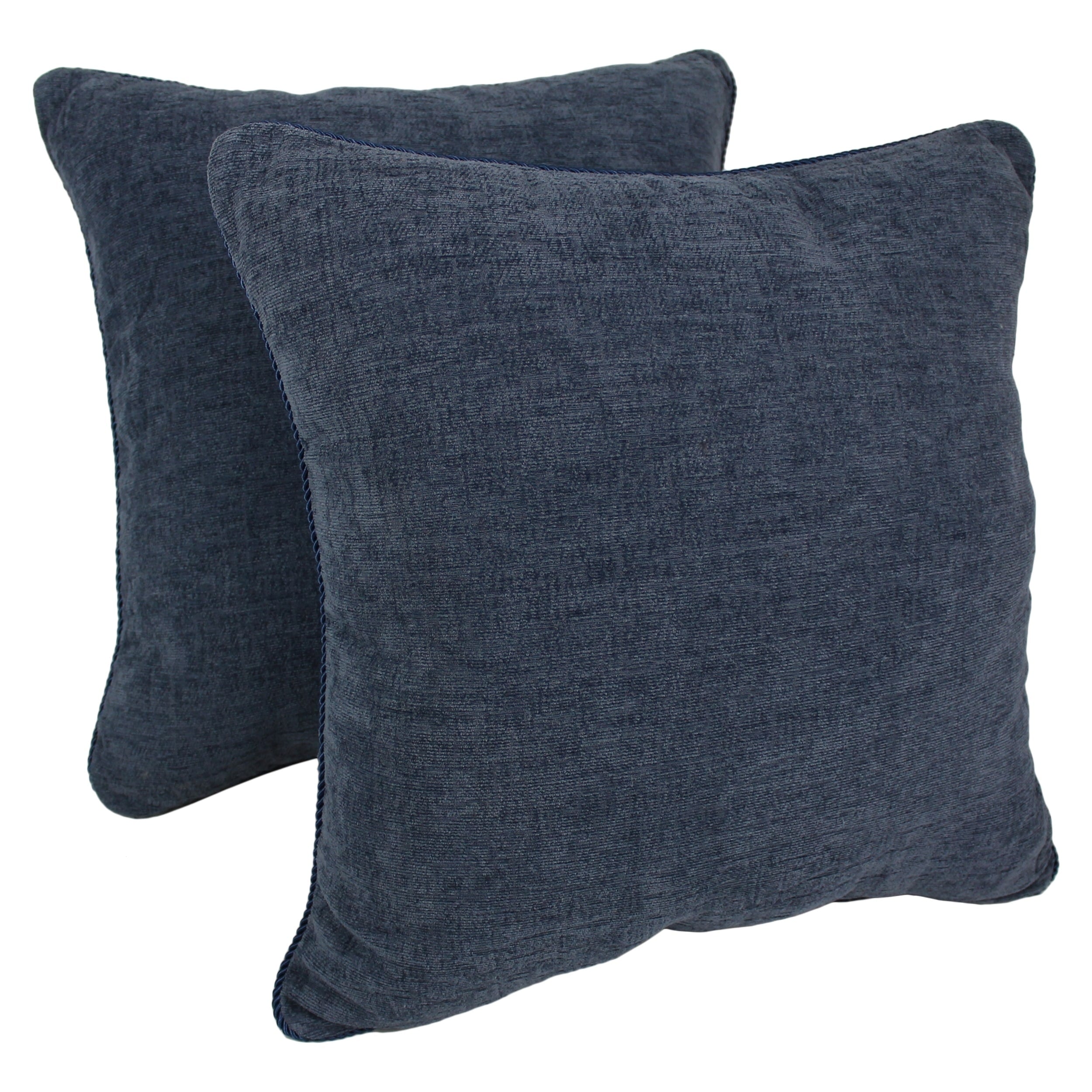 Blazing Needles 25 Inch Chenille Floor Pillow Set Of 2