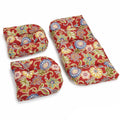 Blazing Needles All Weather Patio Chair And Bench Cushion Set Set Of 3