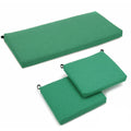 Blazing Needles Spun Poly Loveseat Chair Outdoor Cushions Set Of 3 19 X 19 19 X 42