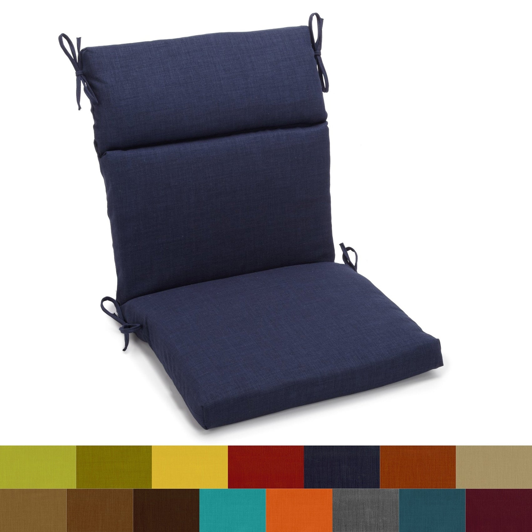 Blazing Needles 3 Section Indoor Outdoor Chair Cushion