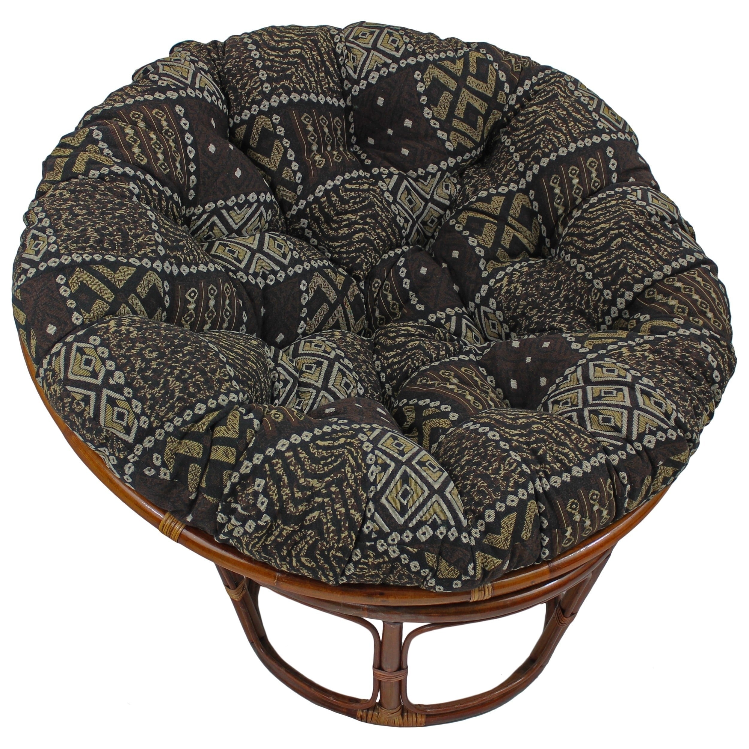Blazing Needles 44 Inch Floral Tapestry Papasan Cushion