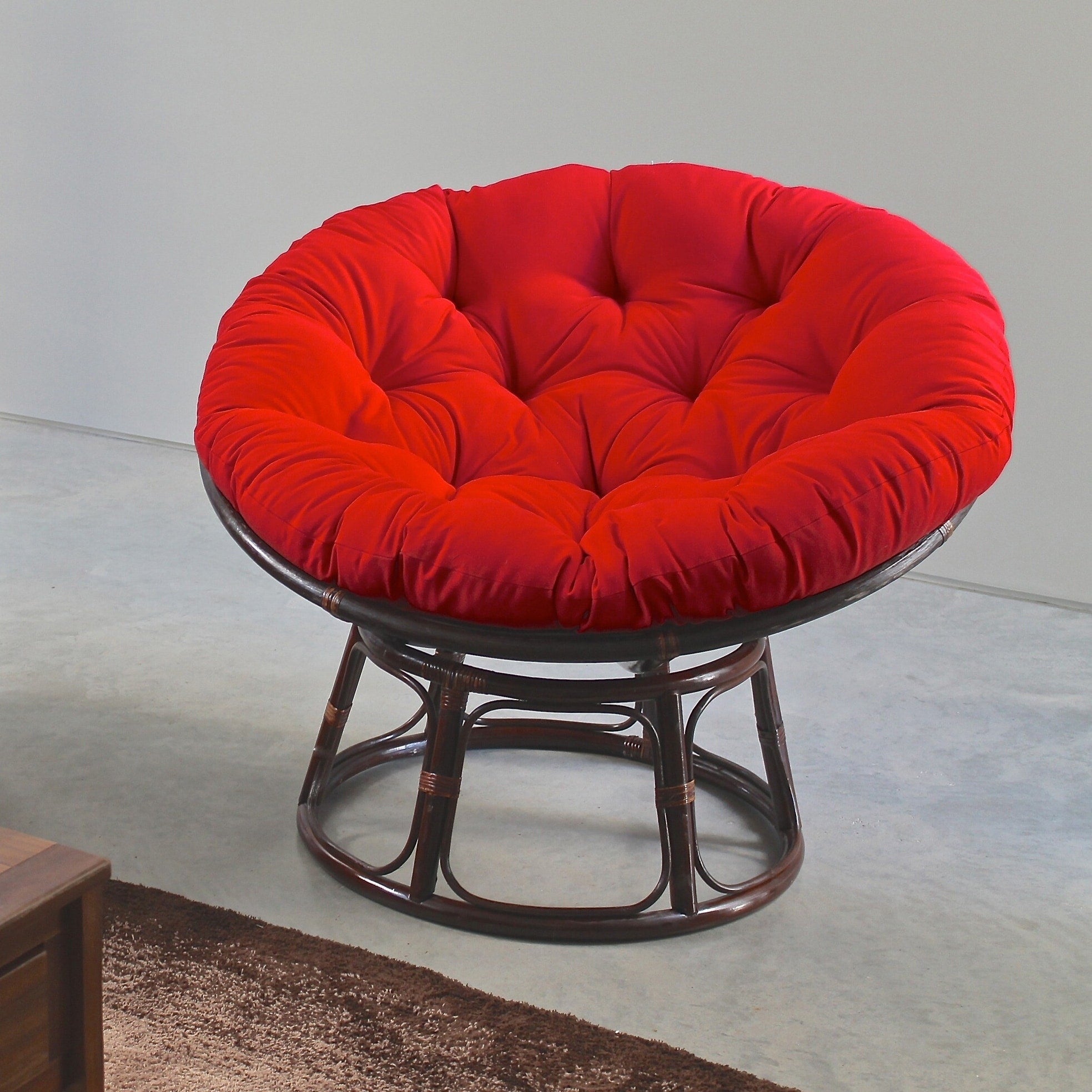 Blazing Needles 48 Inch Solid Twill Papasan Cushion