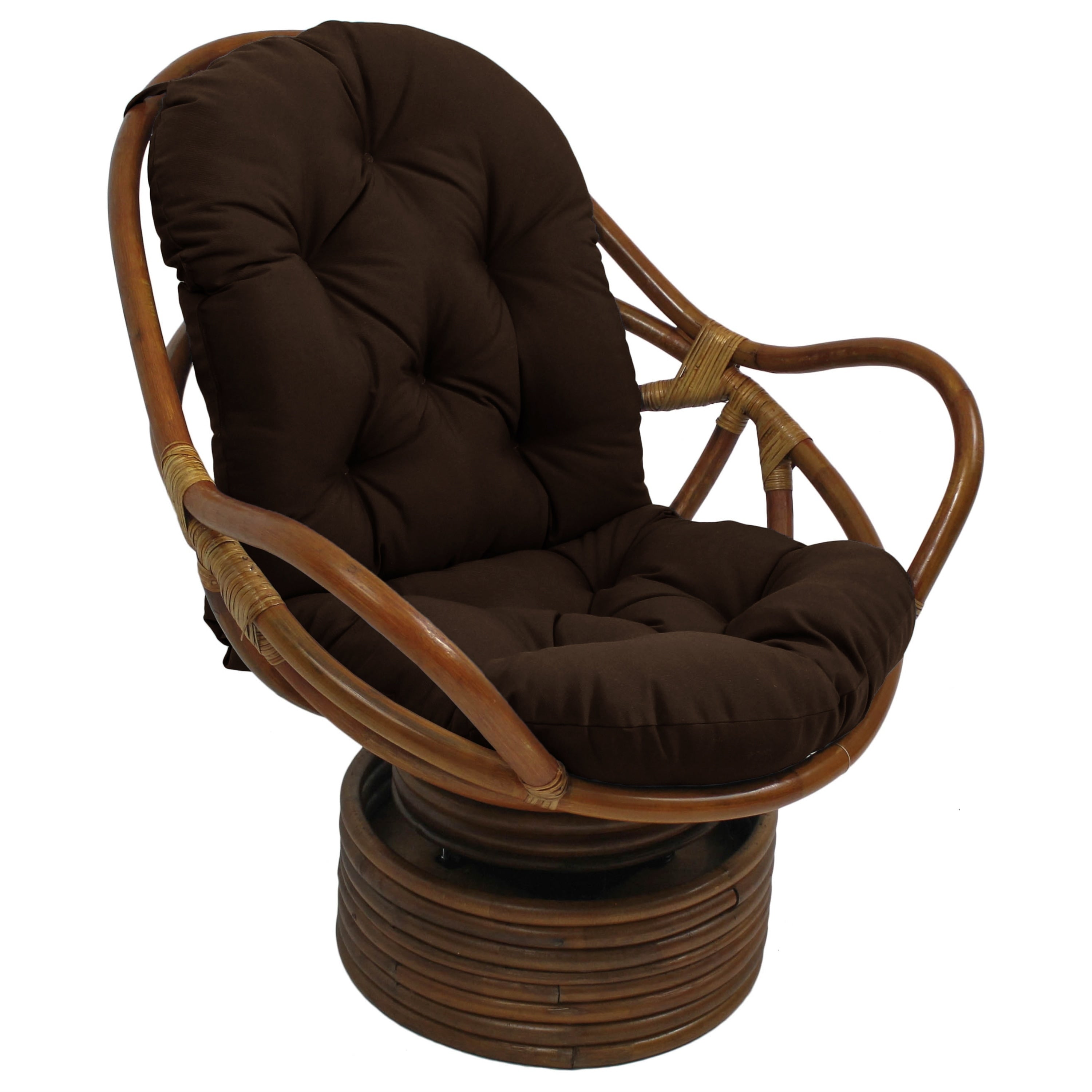 Blazing Needles Indoor Outdoor Swivel Rocker Cushion
