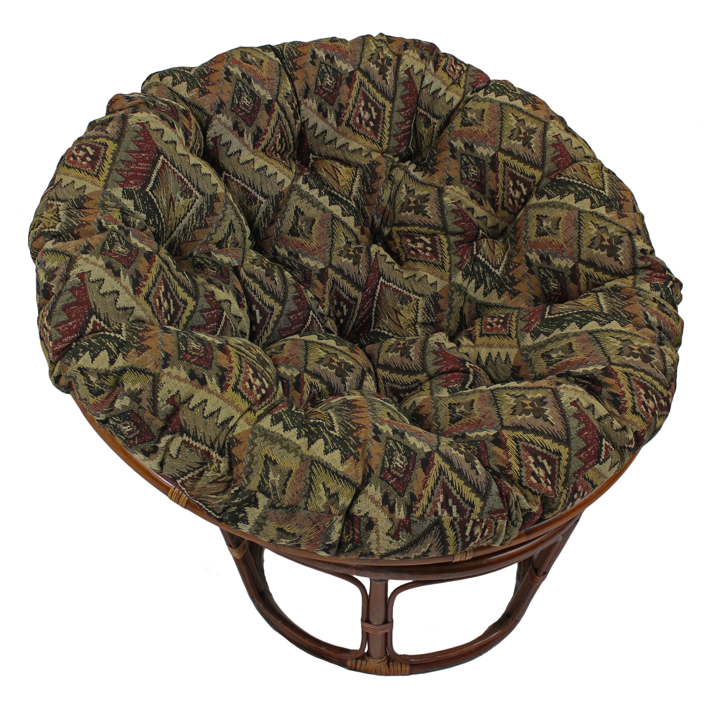 Blazing Needles Western 48 Inch Tapestry Papasan Cushion